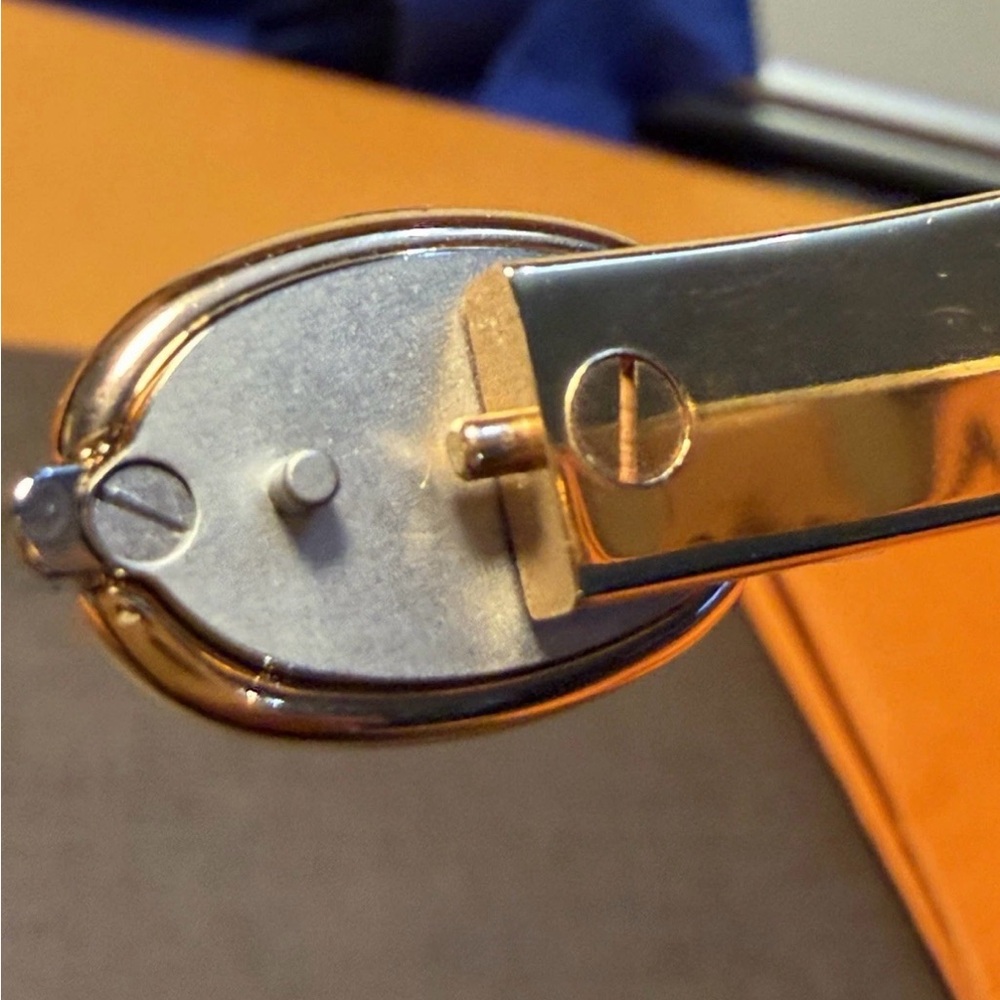 Hermès Mini Clic Chaine d'Ancre bracelet Size PM Rose F1 02 63 - Picture 12 of 16